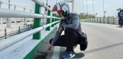 Plat Besi di Jembatan Sosrodilogo Bojonegoro Banyak yang Hilang, Dugaan Karena Dimaling