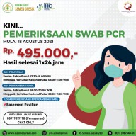 Hore,  RS Semen Gresik Turunkan Tarif Rapid PCR Tinggal Rp 495 Ribu Yuk Periksakan Diri