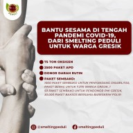 Berbagai Aksi Kemanusiaan PT Smelting Selama Pandemi Ringankan Beban Warga Gresik