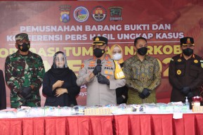12 Hari Operasi, 120 Tersangka Kasus Narkoba di Surabaya Berhasil Digulung