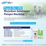 Pupuk Ber-SNI Wujudkan Ketahanan Pangan Nasional