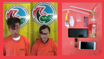 Undang Suami Nyabu Bareng di Kos, Pasutri Ini Akhirya Meringkuk Bareng di Tahanan