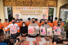 15 Pengguna dan Pengedar Narkoba Dibekuk, Polres Madiun Dalami Keterlibatan Lapas