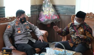 Kapolres Gresik Tancap Gas Temui Sejumlah Tokoh Agama