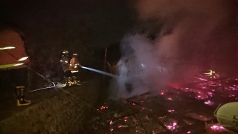 Ditinggal Ngopi, Rumah Warga Bungur Karangrejo Ludes Terbakar