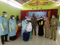 Antisipasi Klaster Covid-19, Siswa dan Guru di Gresik Jalani Rapid Tes