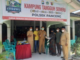 Capaian Rendah, Forkopimcam Panceng Gandeng Komunitas Medsos Gelar Vaksinasi