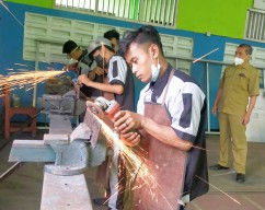 SMK di Pasuruan Ini Bentuk Tim Satgas Sekolah Awasi Prokes Saat PTM