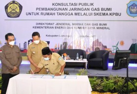 Jaringan Gas Rumah Tangga di Lamongan Ditarget 10 Ribu Sambungan