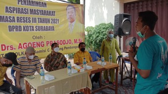 Sambangi Simomulyo, Agoeng Prasodjo Disambati Soal Kebanjiran