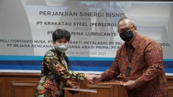 Sinergi Pertamina Lubricants dan Krakatau Steel Perkuat Ekosistem Industri Strategis Nasional