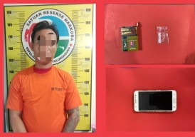 Buruh Bangunan di Tulungagung Nyambi Jualan Sabu