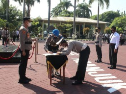 Menuju WBK dan WBBM, Kapolres Nganjuk Akan Tindak Tegas Anggota yang Melanggar