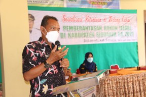 Berantas Rokok Ilegal, Pemerintah Gelar Sosialisasi di Desa Pekarungan Sukodono