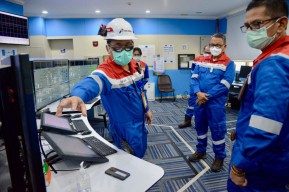 Dorong Produktivitas Blok Rokan, Menteri ESDM Pompa Semangat  Pekerja