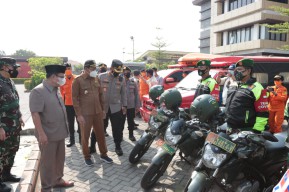 Wabup Sidoarjo Pimpin Apel Gabungan Siaga Bencana, Ratusan Personil Disiapkan