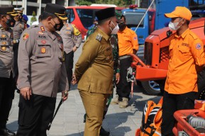 Kesiapsiagaan Hadapi Musim Penghujan, Ini Yang Dilakukan Polres Gresik