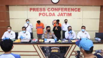 Pengedar Sabu Jakarta-Surabaya Dibekuk Polda Jatim