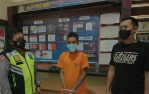 Pengamen Asal Jombang Kepergok Curi HP di Kediri