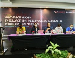 Tingkatkan Kualitas Liga 3, Asprov PSSI Jatim Gelar Workshop Pelatih