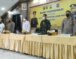 Polres Magetan Siaga Jaga Perbatasan di Acara Parapat Luhur PSHT