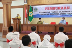 Sebelum Resmi Jabat Kasek di Gresik, 154 Calon Didiklat