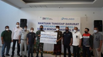 Bantu Korban Gempa Bali, Pelindo Salurkan Bantuan Senilai Rp800 Juta