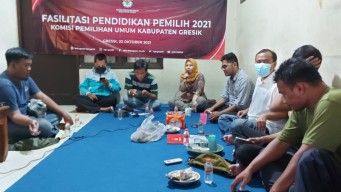 KPU Gresik Gelar Diskusi Bareng PWI Bahas Peningkatan Partisipasi Pemilih