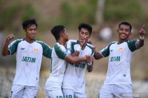 Tekuk Jabar 2-0, Sepak Bola Jatim Tantang Aceh di Seminal di PON Papua