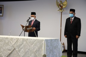 Dwi Soetjipto Lantik A Rinto Pudyantoro Sebagai Humas SKK Migas