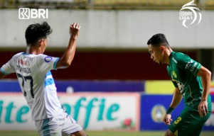 Bermain Imbang, Persebaya dan Persela Raih 1 Poin di Sleman