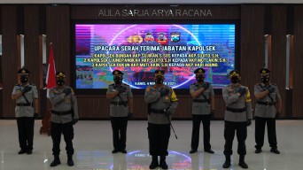 Tiga Kapolsek Jajaran Polres Gresik Sertijab Rotasi Jabatan