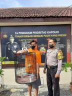 Spesialis Maling Burung Diringkus Polsek Driyorejo