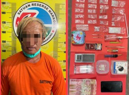 Satu Tersangka Ditangkap Polisi, Puluhan Gram Sabu Disita