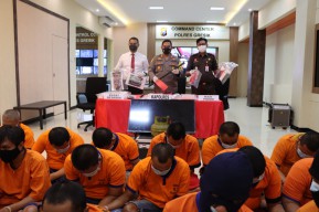 Polres Gresik Tangkap Pelaku Penipuan  Lowongan Kerja Fiktif