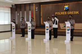 Kabagren Gresik dan Sejumlah Kapolsek Begeser