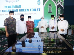 Gubernur Khofifah Resmikan Kubah dan Green Toilet Masjid Al Akbar Surabaya Berkonsep Pro Environment