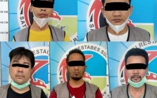 Satresnarkoba Surabaya Ciduk 5 Pengedar Narkoba