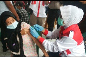 650 Dosis Disiapkan PWI Pasuruan Bersama Satgas Covid Gelar Vaksinasi
