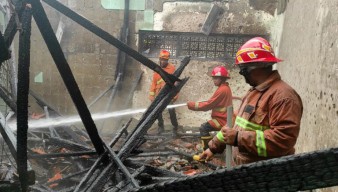 Dugaan Korsleting Listrik, Kantor DP3AKB Jember Terbakar