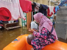 Satu Kawasan Perumahan Prisma Land Hampir Tenggelam Akibat Banjir Kali Lamong