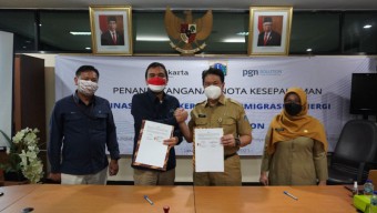 Subholding gas Pertamina dan Pemprov DKI Gelar Pelatihan Penyambungan Pipa Bagi Pencari Kerja