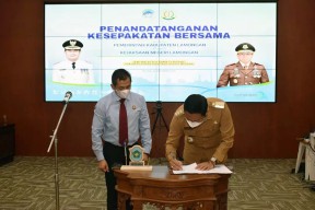 Pemkab Lamongan Teken MoU dengan Kejari Untuk Meningkatkan Kualitas Kerja Birokrasi