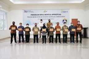 PTPN X Rombak Pejabatnya di Markas Marinir Surabaya