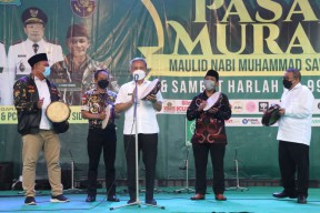 Kolaborasi dengan GP Ansor dan FKPPI, Pemkab Sidoarjo Gelar Pasar Murah di Alun-alun