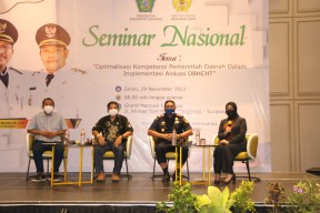 Optimalkan Alokasi Anggaran DBHCHT, Diskominfo Gelar Seminar Nasional dengan Peserta Lintas OPD