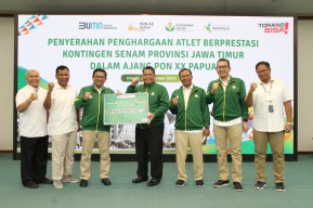 Petrokimia Gresik Apresiasi Atlet Senam Jawa Timur Yang Berprestasi Di Ajang PON XX