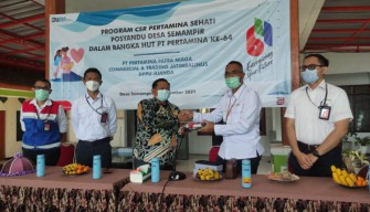 Pertamina Patra Niaga Salurkan CSR di Puskesmas Semampir