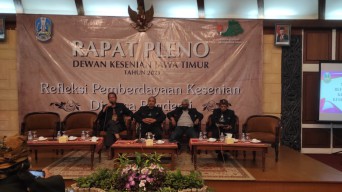 Gelar Rapat Pleno 2021, Dewan Kesenian Jatim Siap Bangun Sinergitas Bersama Pemerintah