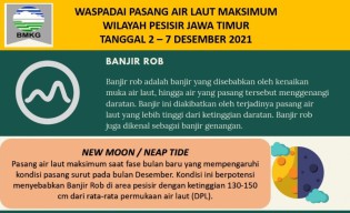 Hati-hati ! BMKG Ingatkan Potensi Banjir Rob di Pesisir Surabaya, Sidoarjo Hingga Pasuruan